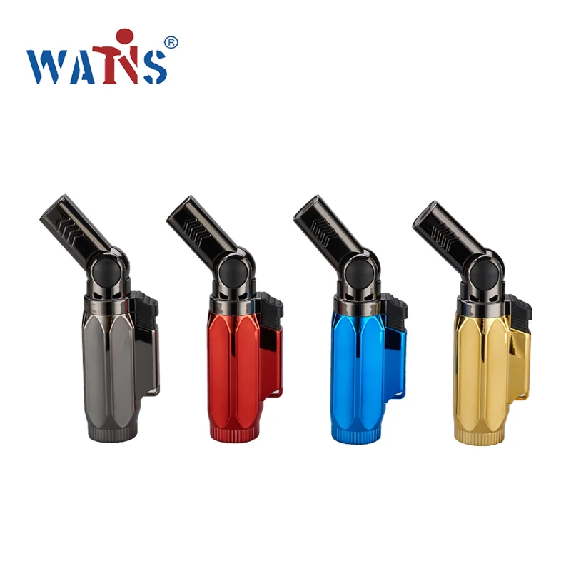 Custom logo Butane gas Mini Smoking Device Spray flame cigar torch
