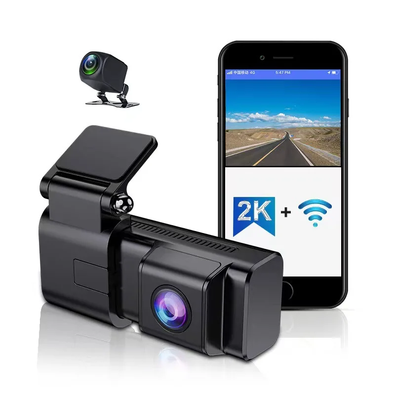 Wifi Dash Cam Ultra Hd Recording reverse parking sensors dash Camera 4K Night Vision easy mounted install long standby camera