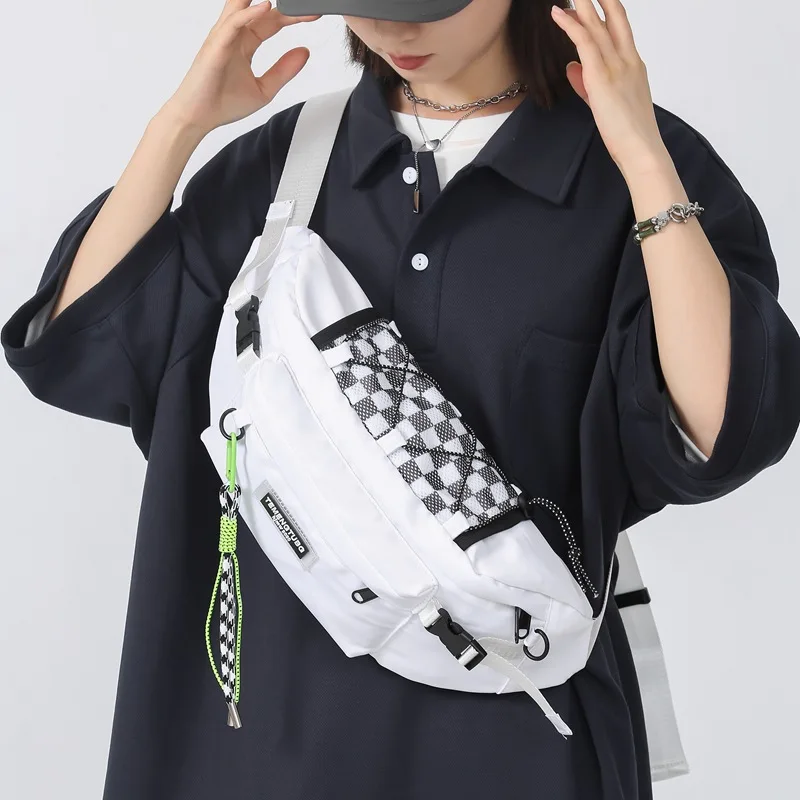 Новая модная большая поясная сумка на заказ Регулируемая прочная поясная сумка унисекс холщовая Наплечная Сумка для женщин и мужчин