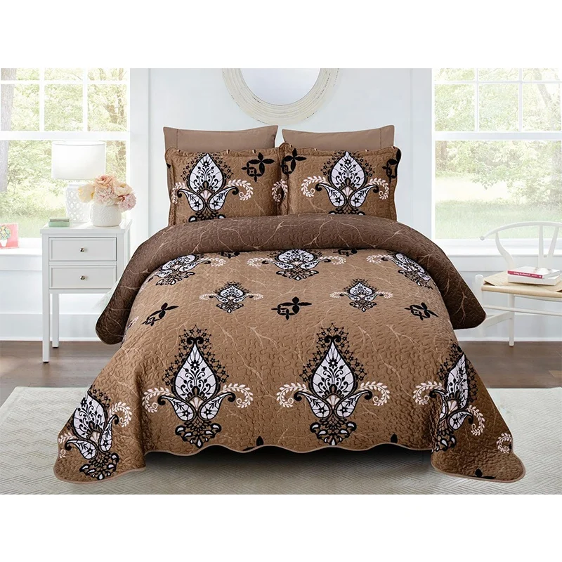 Wholesale Cheap Custom Comforter Reversible Printed 6 Piece Luxury Bedding California King Size Comforter Sets