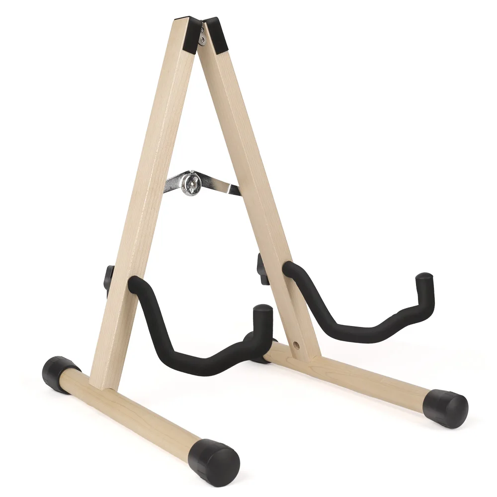 New Arrival Hard Maple Solid A Frame Guitar Stand Folding Easy to Install Cello Stand Music Travel Stand