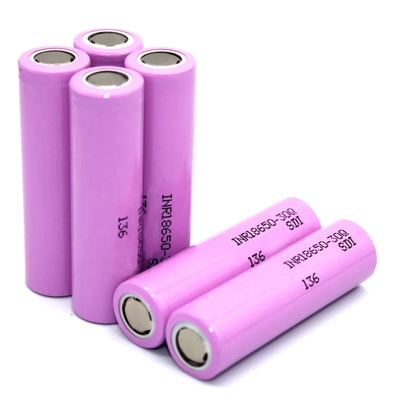 30Q 18650 battery 3000mah lithium ion battery 18650 3.7v for electronic tools battery