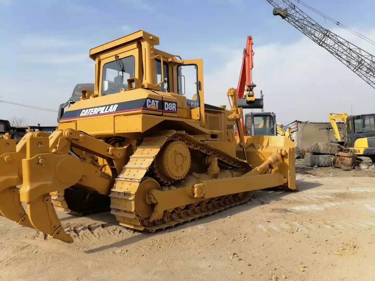 Used Cat D8R Bulldozer Brands Cheap Price Full-hydraulic 320hp Heavy Crawler Dozer Caterpillar D8 Bulldozer