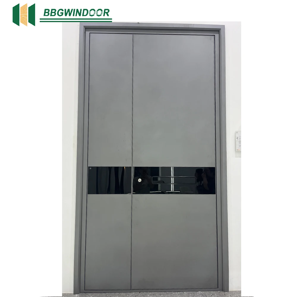 Lukliving Новейший современный дизайн входные алюминиевые бронированные двери для входных дверей