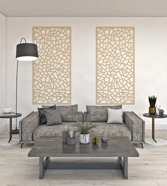 Decorative Laser Cut WPC screens & room dividers garden screens