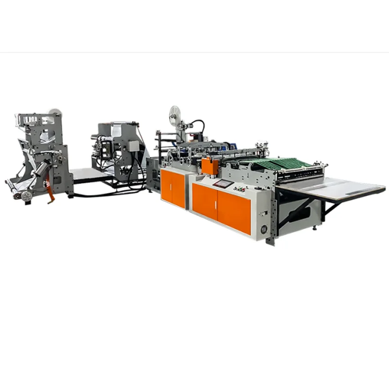Polypropylene Hdpe Plastic Bag Making Machine Roll To Sheet Cutter Cutting Machine Heat Sealing Machinery