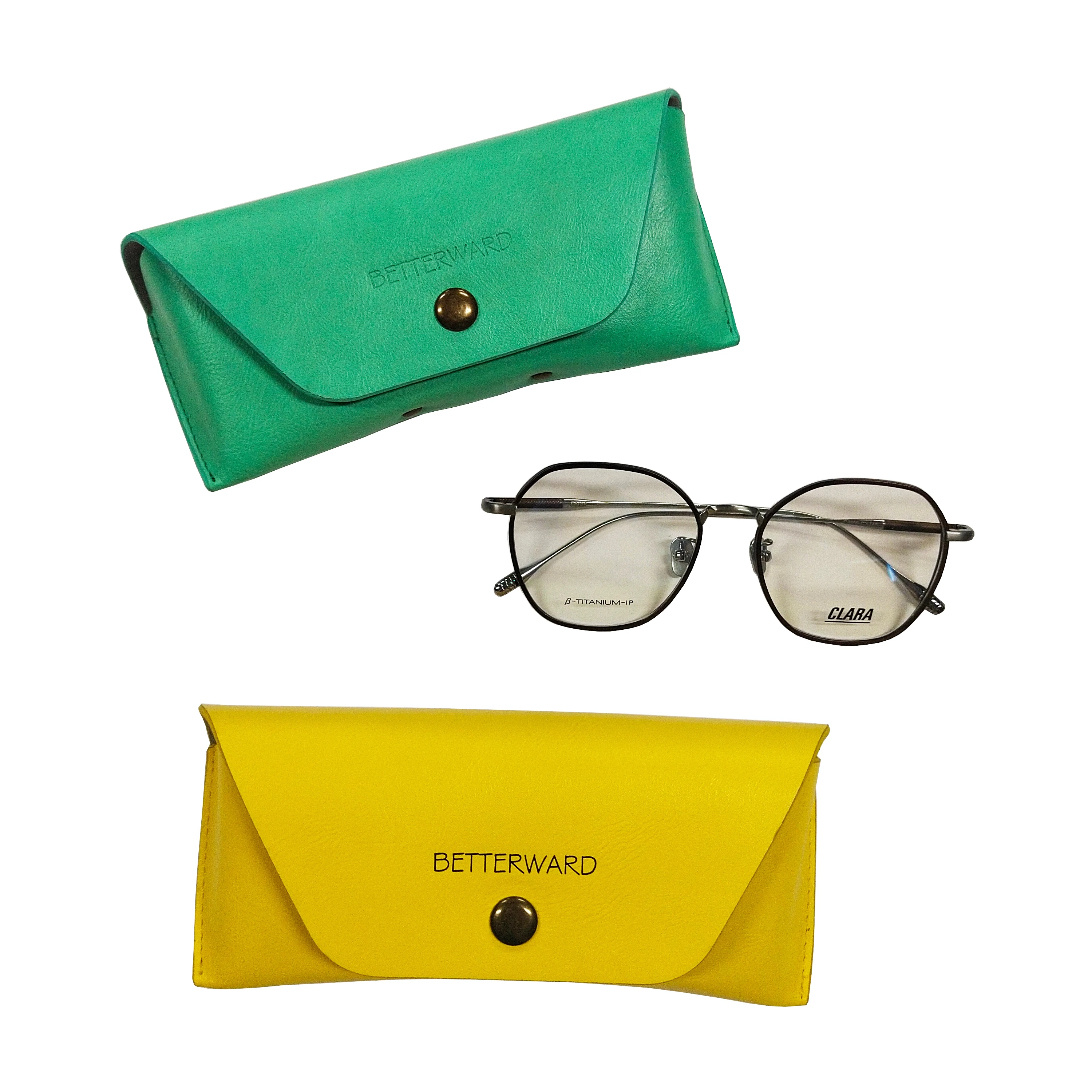 2021 hot selling luxury packaging sunglasses box leather sunglasses packaging box