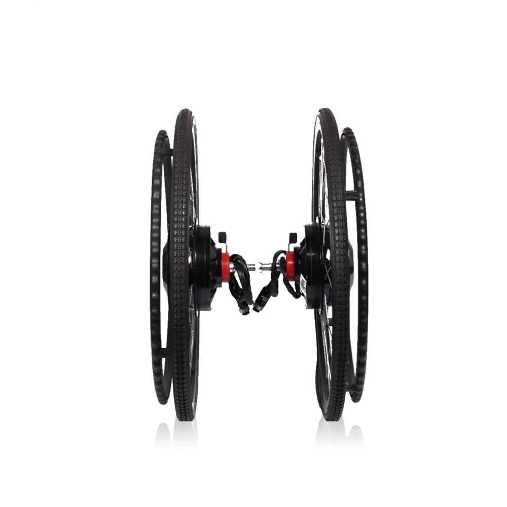 Wheelchair Motor 24 inch 24v 180w Electric Brush DC Motor Kits with Electromagnetic Brake