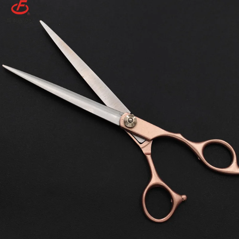 7 inch gold color pet grooming hair scissors kit cheap scissors kit for dog and cat