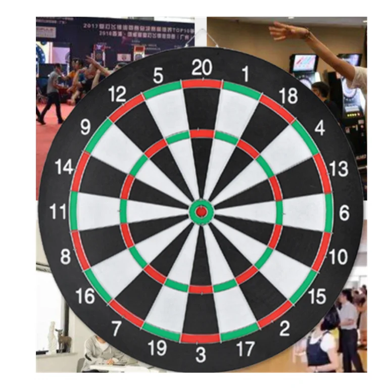 Club Home Indoor Target sports game bristle blade round Dart score Board Safety Logo Style 6 Pcs with Magnetic Darts