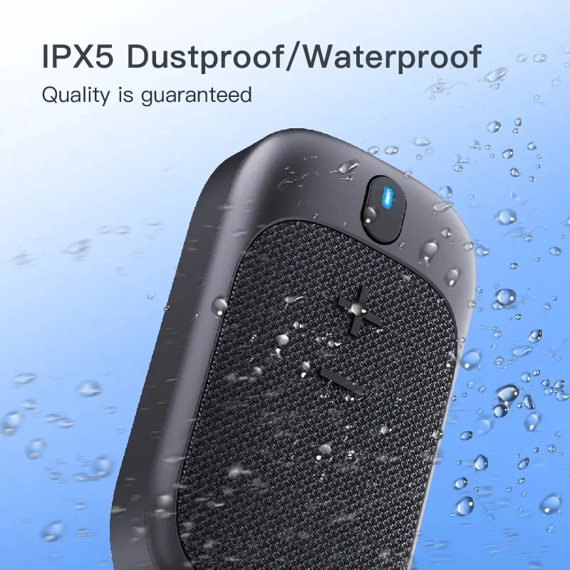 Outdoor Portable Mini Wireless Bluetooth 5.4 Speaker IPX5 Waterproof Wearable Magnetic Clip-on Bluetooth Speaker Audio