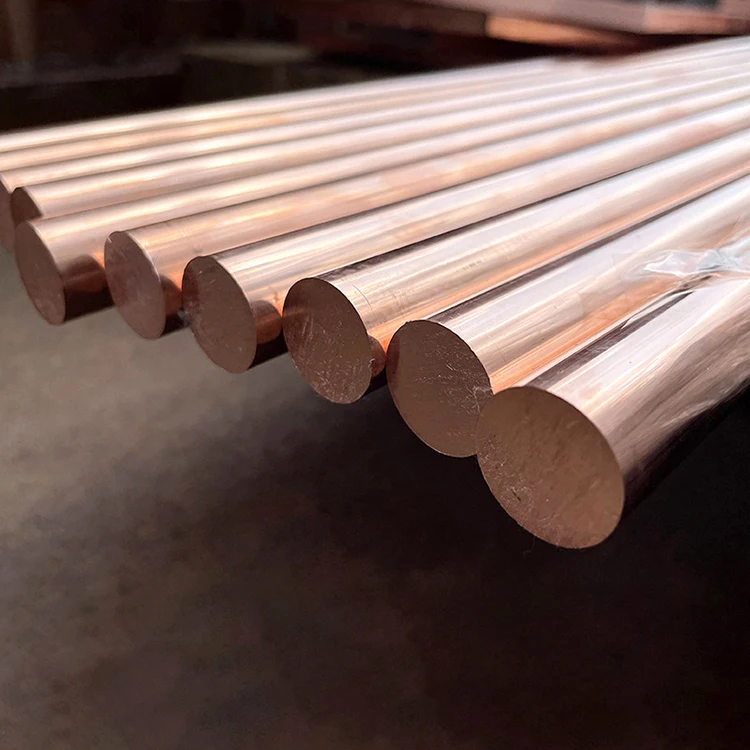 High Quality Customized 3mm 6mm 8mm C12200 C18980 C15715 C1100 99.9% Pure Raw Materials Copper Round Rod