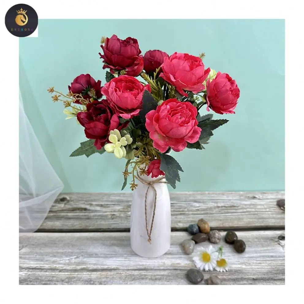 Yujin 7 Heads Spring Peony QYY-351 Artificial Peony Bouquet Flower Silk Peony Flowers