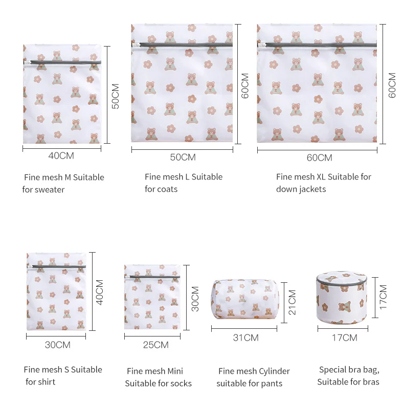 Large Capacity Reusable Oxford Mesh Laundry Washing Bag Square Shape for Home Hotel Travel for Clothing Storage Made in China