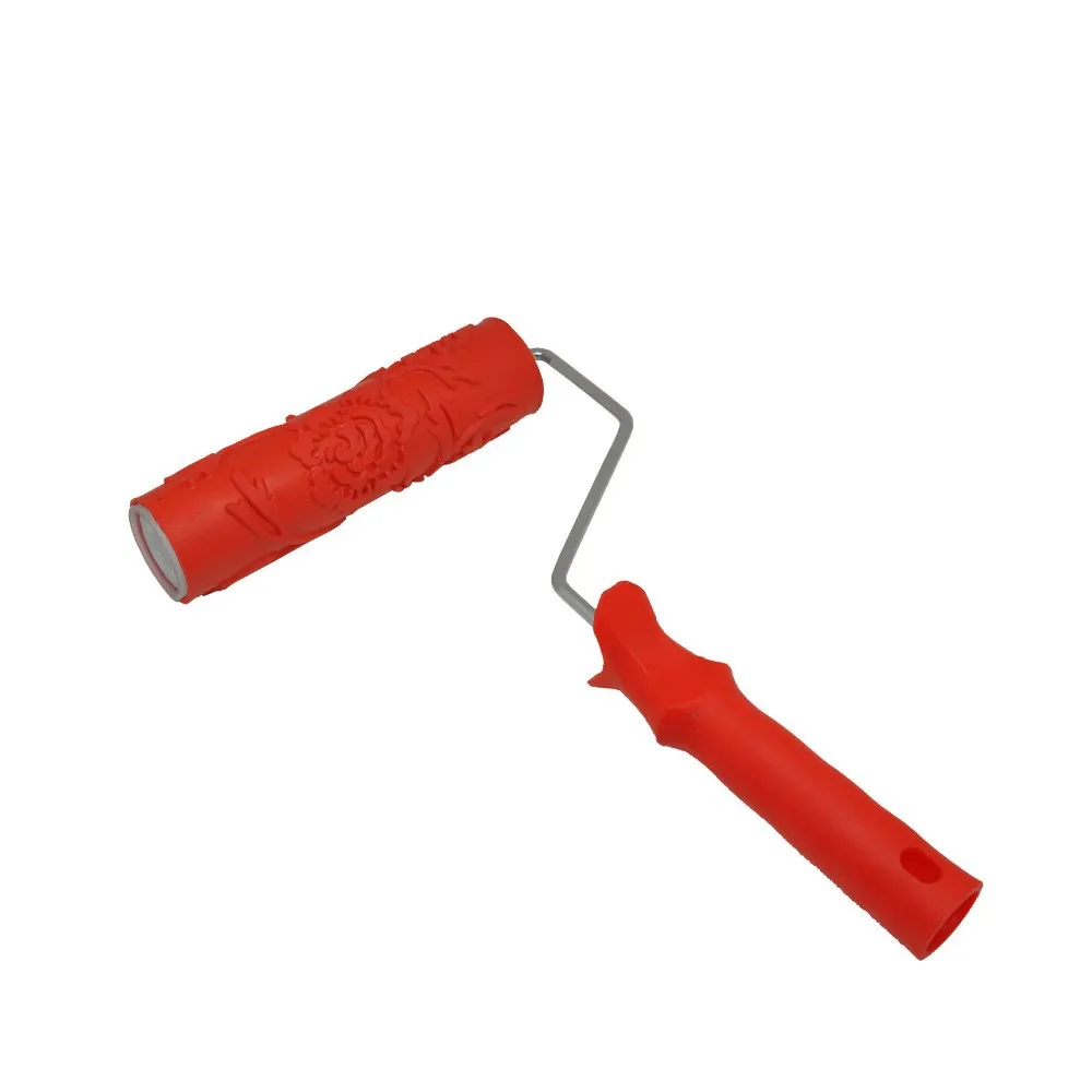 Factory Rubber textured patterned paint brush and roller