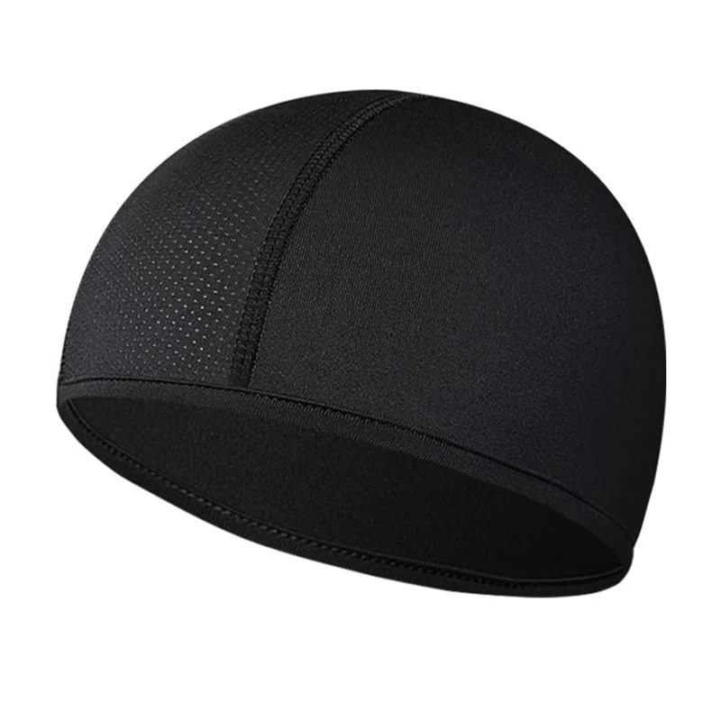 Outdoor Quick Dry Breathable Racing Cap Beanie Hat Skull Cap Motorcycle Helmet Inner Cap Custom Logo Casual Polyester Cycling