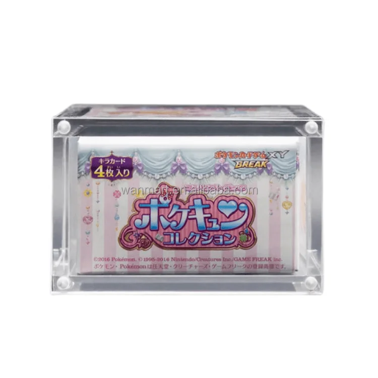 Акриловый Магнитный чехол для Pokemon TCG Card Pack витрина бустер
