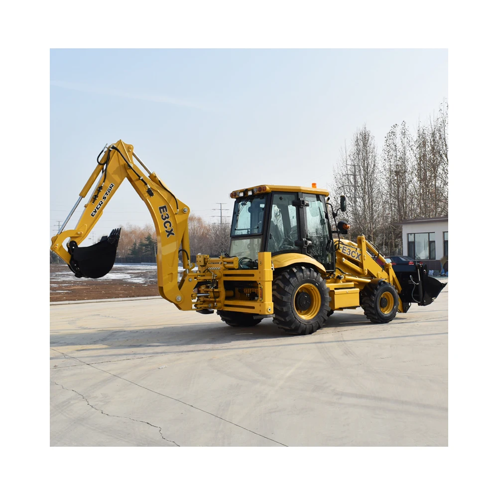 Chinese loader  backhoe excavator loader  E3cx  chinese 4x4 mini backhoe loader excavator for sale with price