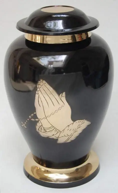 Adult Brass Tear Drop Cremation Urn