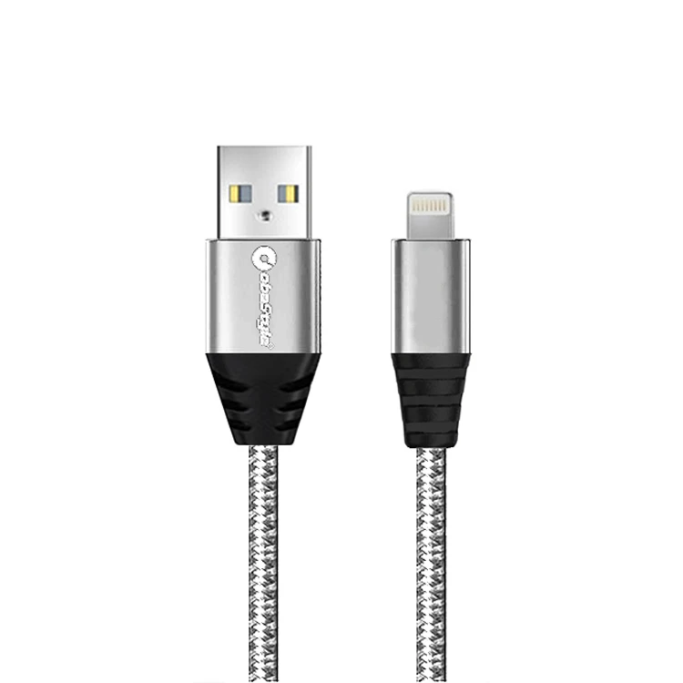 Custom Oem Odm Servise 100CM 2.4A Nylon 8PIN USB Data Cable for iphone