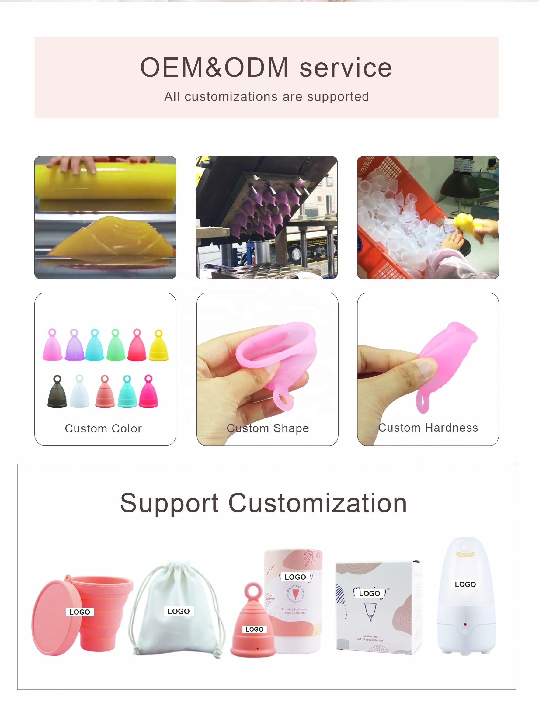 2022 Big Promotion Eco-friendly Feminine Care Silicone Menstruation Copa Menstrual Cup
