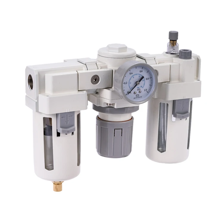 Aluminum Alloy Pneumatic Air Filter Combination Unit FRL Pneumatic Combination SMC AC4000-04