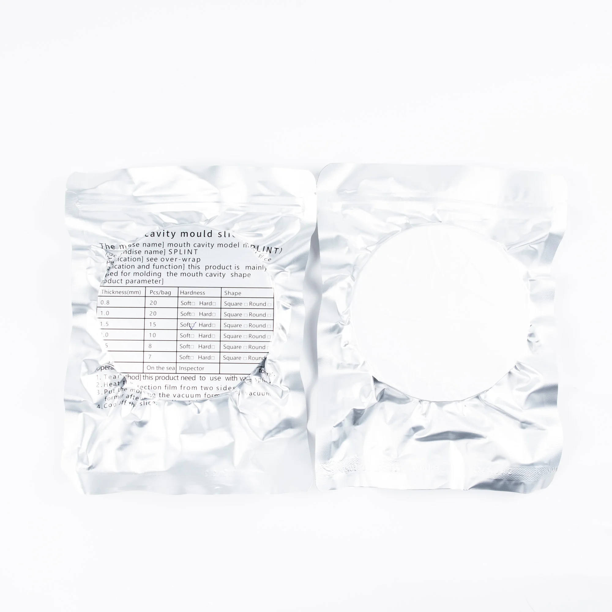 Dental Vacuum Orthodontic Invisible Alineadores Thermoforming Sheets 0.75 Multi-Layer Soft Petg Tpu 3 Layer Clear Aligner Sheet