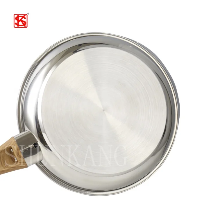 Korean Style Stainless Steel Pans Non Stick Induction Coating Cooking Frying Pan Cookware Set