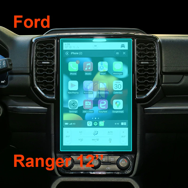 2023 for Ford Ranger 12 Inch Car Screen Protector Ranger Sport 10.1 Inch Navigation Monition Protection Film