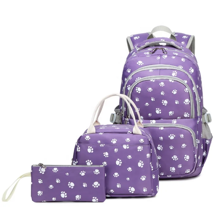 Backpack Girls School Bag Wholesale Kid School Backpack With Lunch Bag