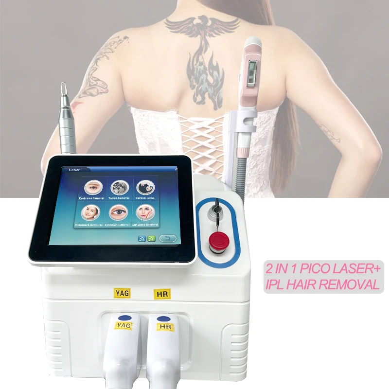 diode pico 2 in 1 laser ipl filter 590nm ipl laser hair removal machine