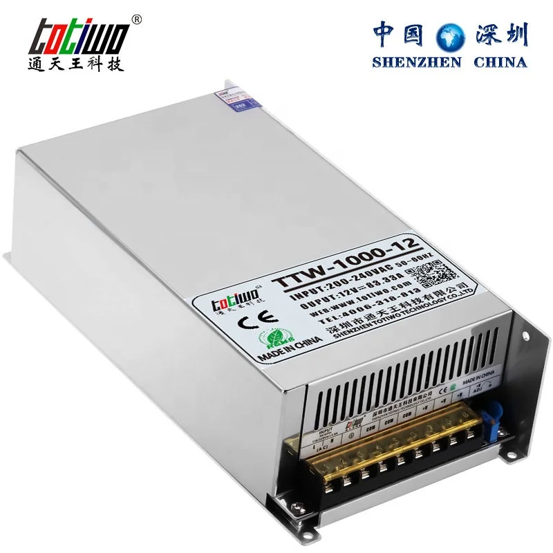 Switching Power Supply 1000W, AC to DC 1000Watt 71V 72V 73V 74V 75V 76V 77V 78V 79V 80V Transformer