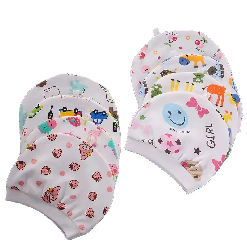 Wholesale Newborn Hospital Hat Baby Boys Girls Sleeping Hats Soft Cotton Baby Beanie Hats