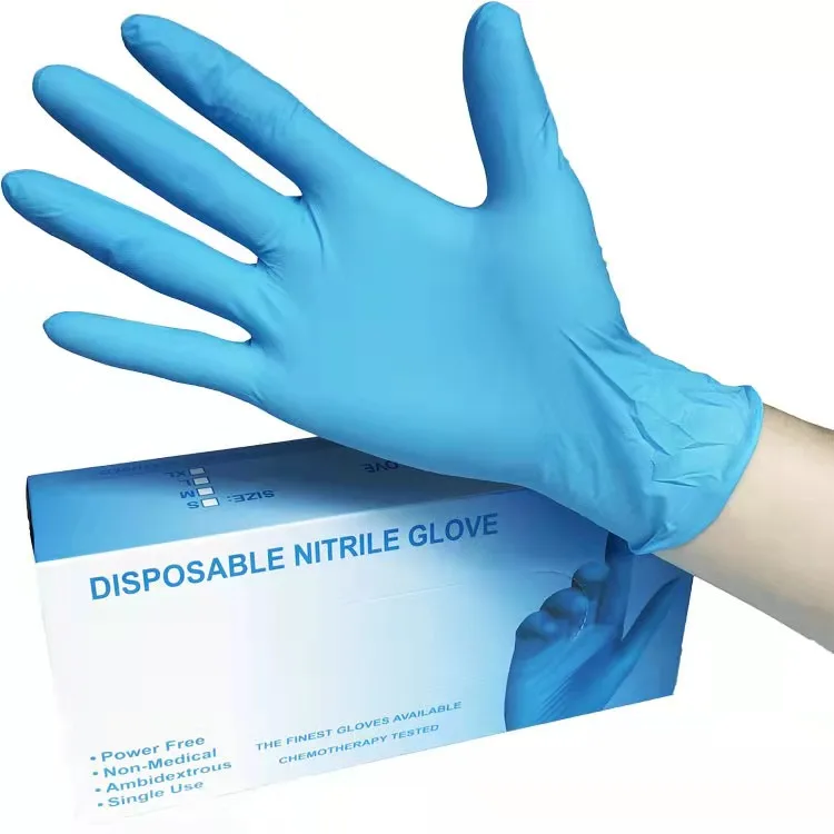 China Manufacturer Waterproof Protection Surgi Disposable Medical Examination Nitrile Gloves Disposable Pink Powder Free
