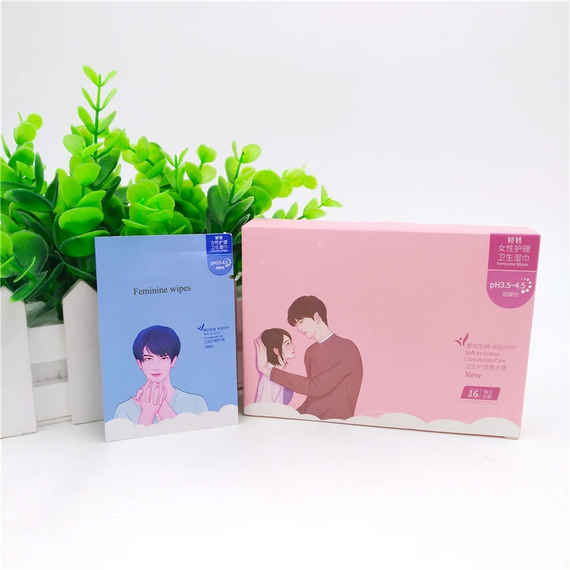 
Soft as cotton Feminine wet wipes with single packing 