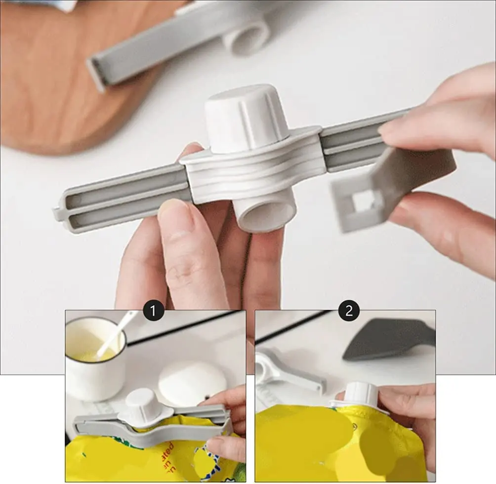 Simple Plastic Food Bag Storage Seal Lock Lid Kitchen Food Storage Tool Sealing Clips Sealing Bag Clips