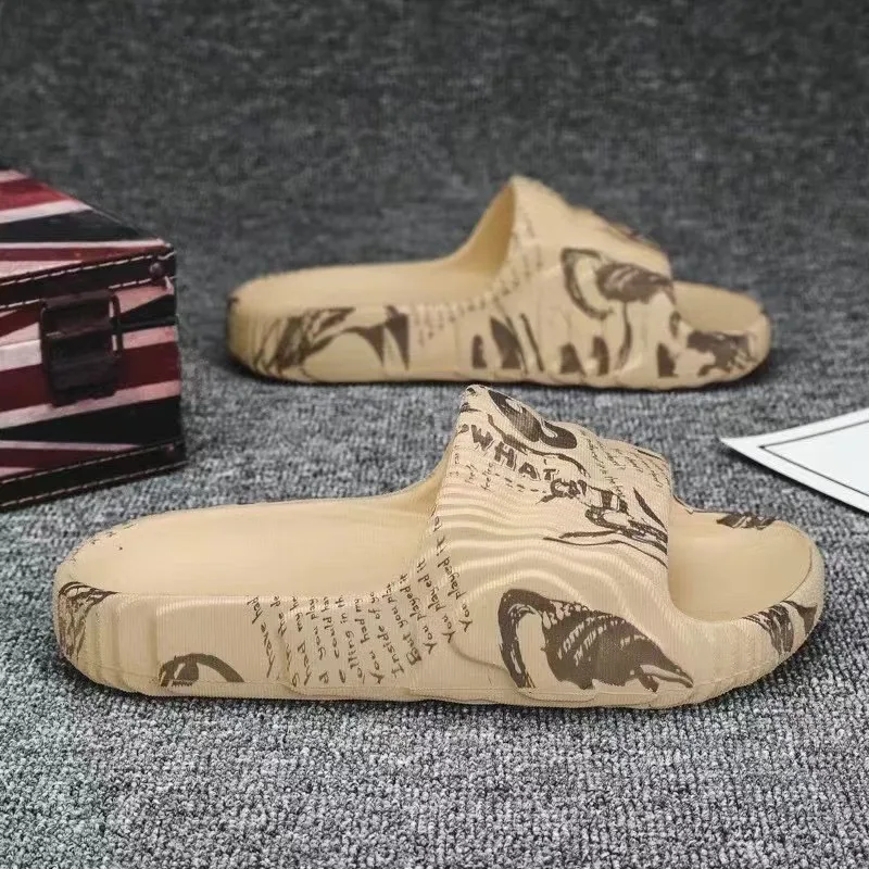 Мужские слайдеры высокое качество индивидуальный дизайн унисекс мужские тапочки оптовая продажа домашние
