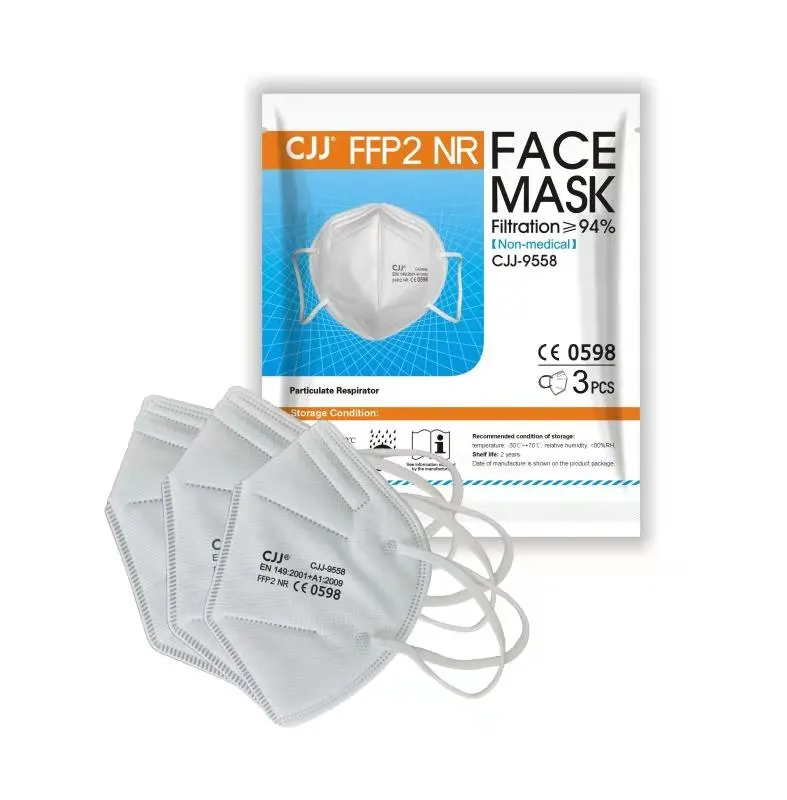 
3pcs/bag High Quality Protective Disposable EN149 CE Certified FFP2 Mask 