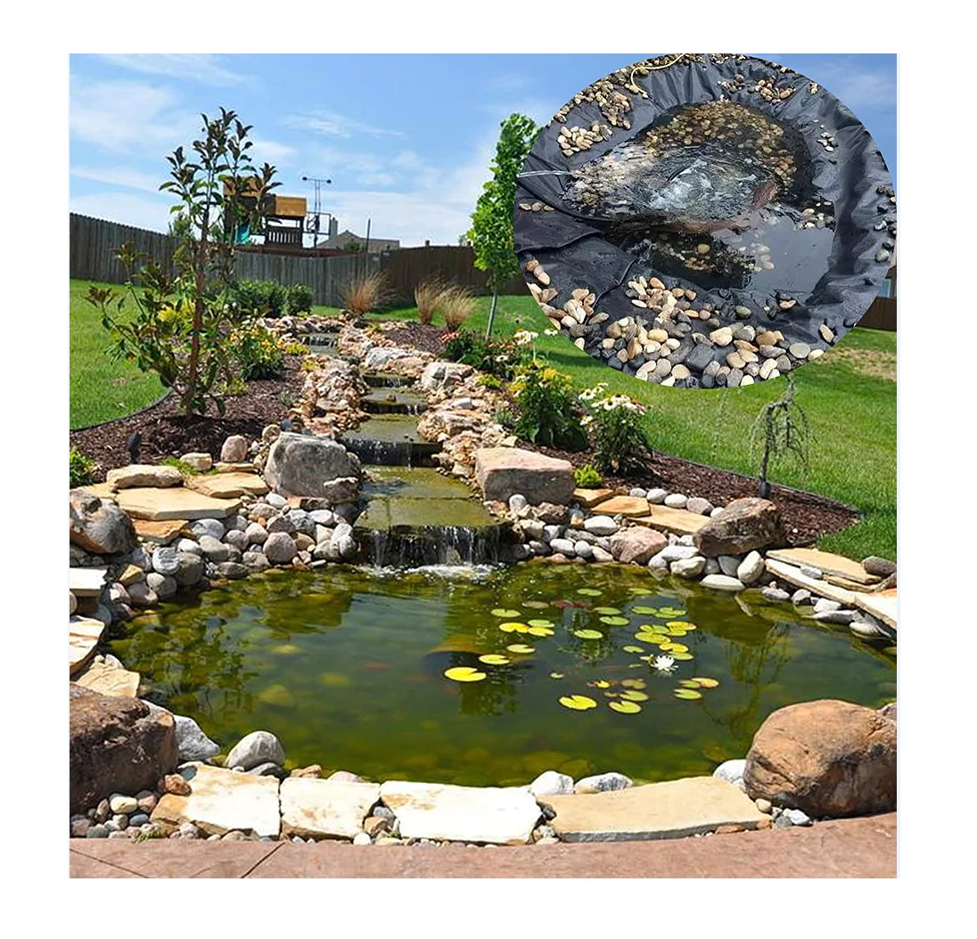 Гибкие гибкие легко моющиеся воды садовый горшок рыбные пруды Дворовые водопады EPDM вкладыши