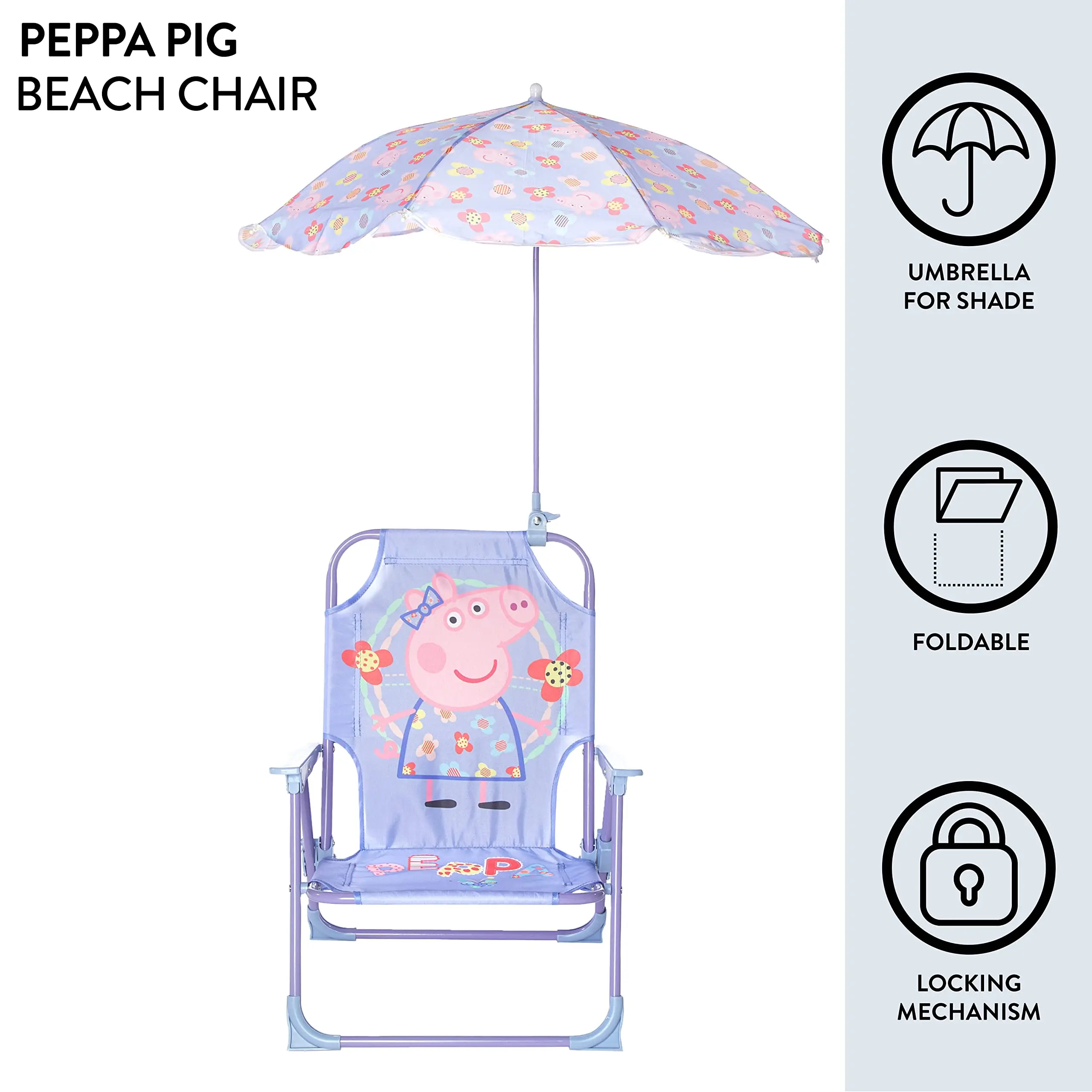 Wholesale Price  Kids Outdoor Folding Beach Chair with Umbrella for Beach Outdoor