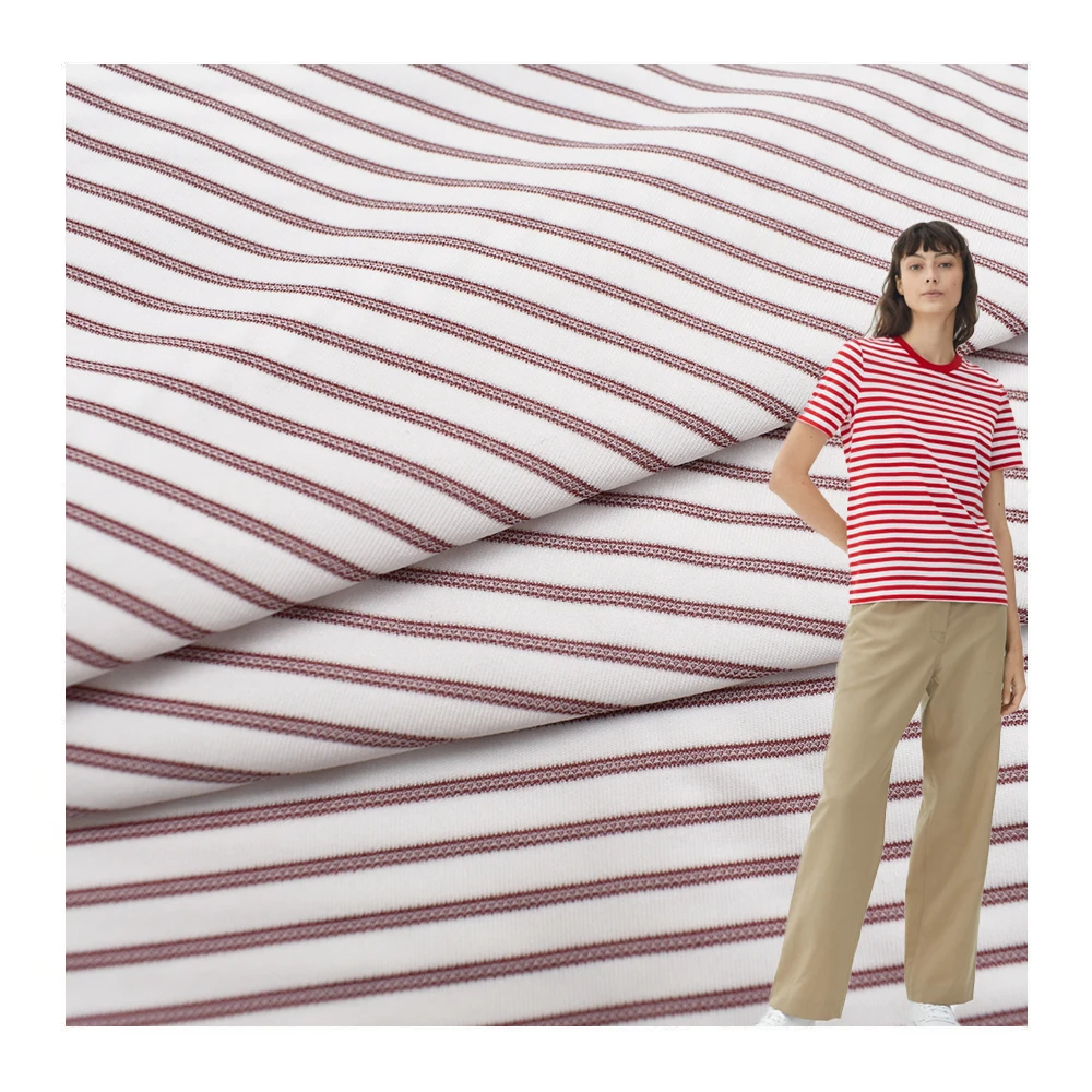 Cationic polyester nylon spandex cooling 40D interlock custom jacquard zurich fabric for T-shirt