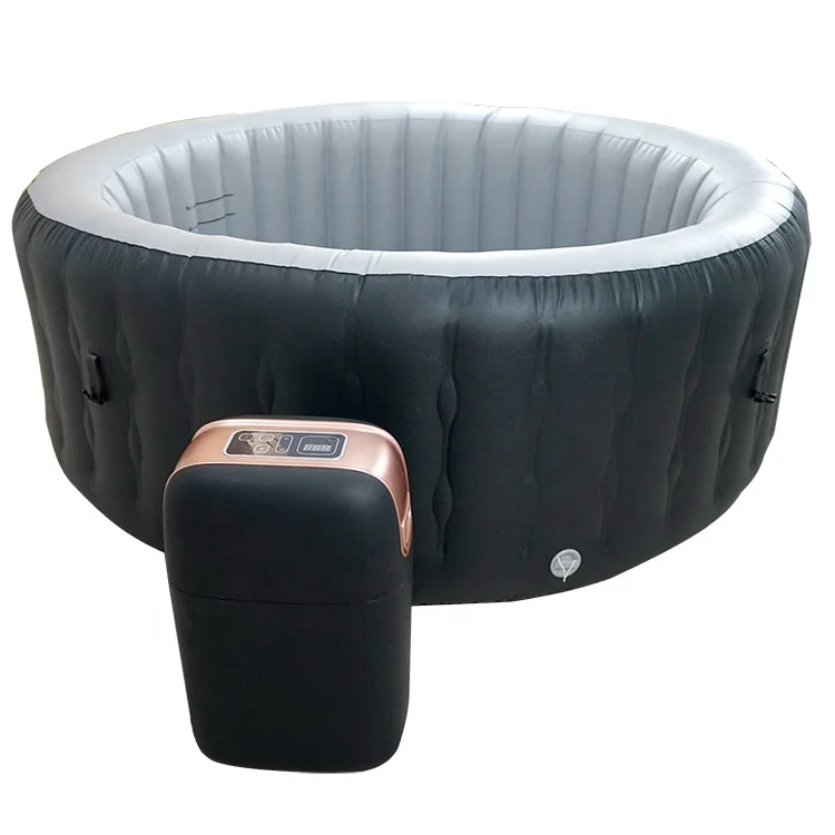OEM support 3D design outdoor bathtub portable inflatable hot tub surround air jets massage spa tub
