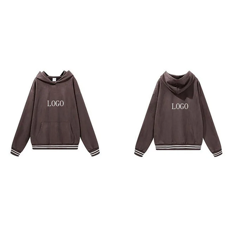 400 gsm street wear customize embossing logo reversible 450gsm velvet man black custom embroidery hoodie