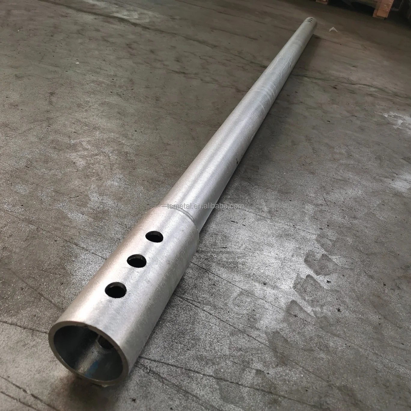 Factory Directly Sale Carbon Steel HDG Silver Ground Screw Helical Pile