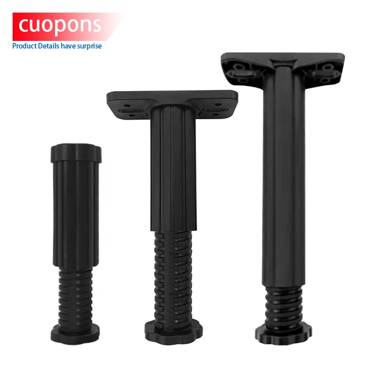 Toco Furniture Legs Metal Height Adjustable Legs For Sofa Aluminum Stool Outdoor Chair With External Thread Table Leg