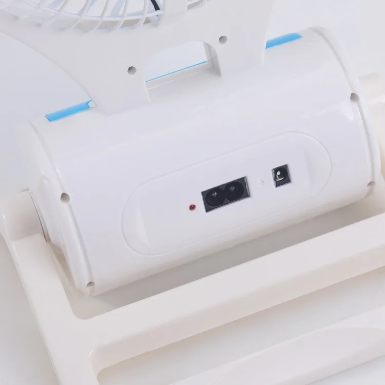 Настольный неваляшка ночник вертикальный Silent синий HJ-5588 студенческого общежития Электрический стоящий стол вентиляторы Воздушные Охладители