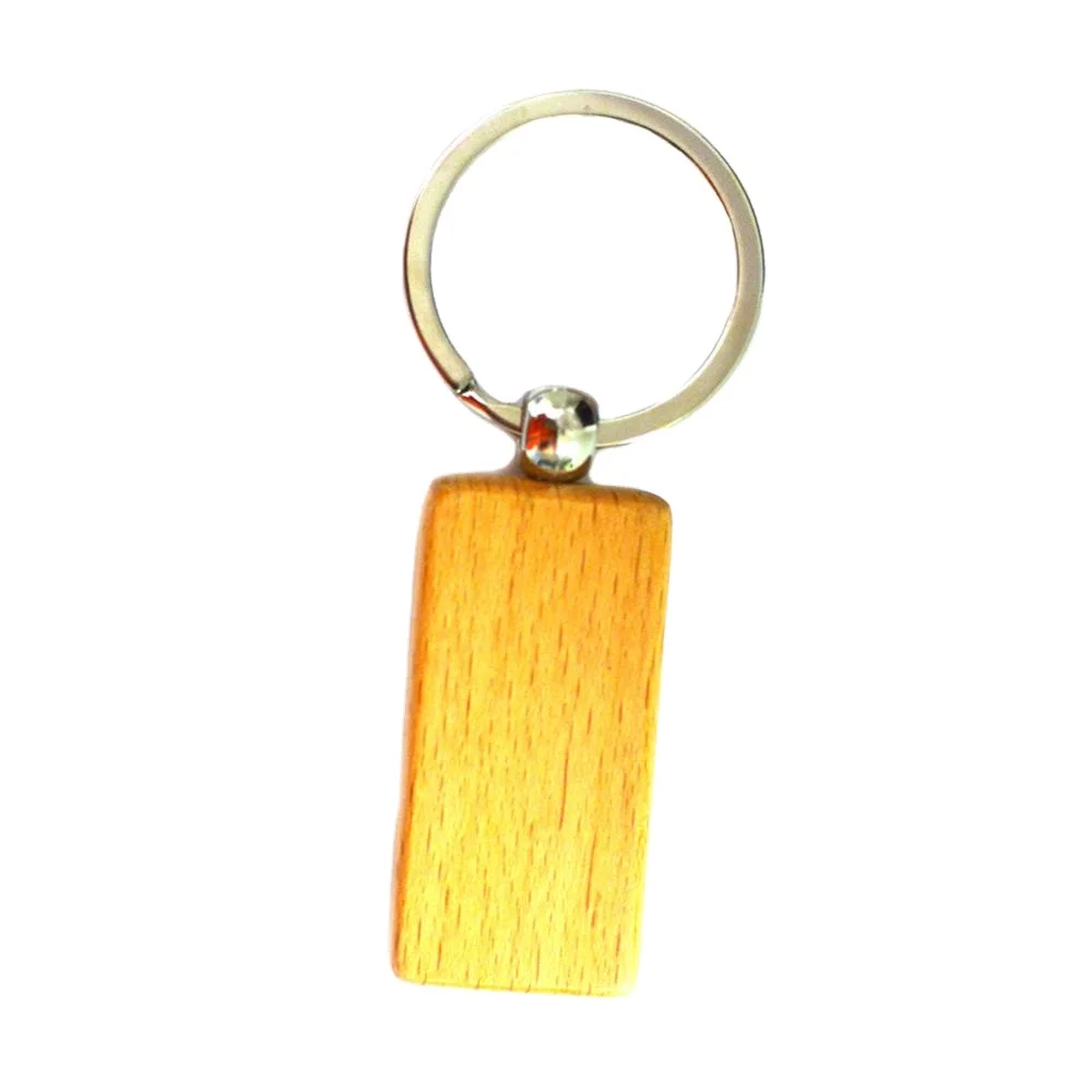 Artigifts Key Rings Sublimation Wood Keychain Engraving Custom Design Your Own Car Logo Printed Key Chains Blank Wooden Keyrings