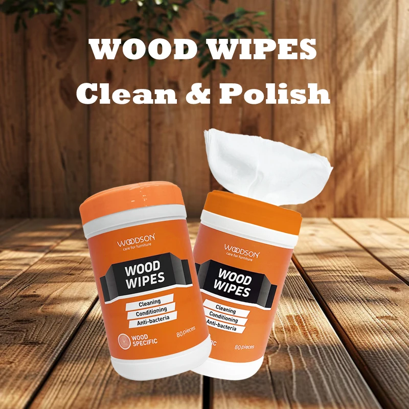 Indoor & Outdoor wood furniture care products wooden wardrobe bedside table cabinet clean wood polish wet wipes