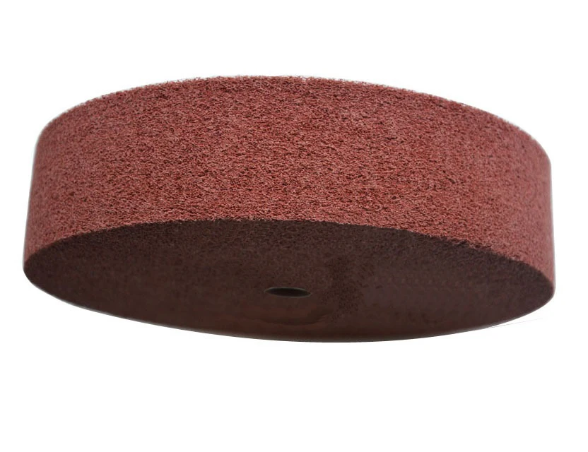 Factory price 8 inch u3 non woven nylon polishing wheel buffing wheel