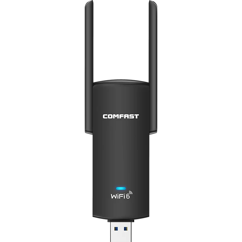 Comfast CF-953AX Новое поступление сетевой драйвер Wi-Fi адаптер 1800 Мбит/с 802.11ax USB модем Wifi6 MT7921 беспроводной